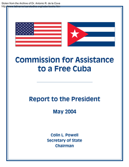 Commission for Assistance to a Free Cuba