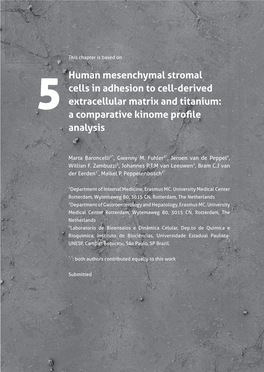 The Extracellular Matrix for Bone Regeneration