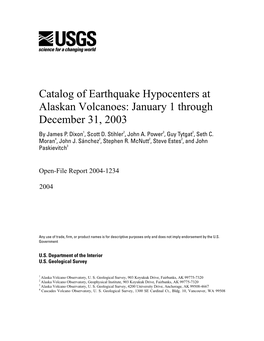 USGS Open-File Report 2004-1234