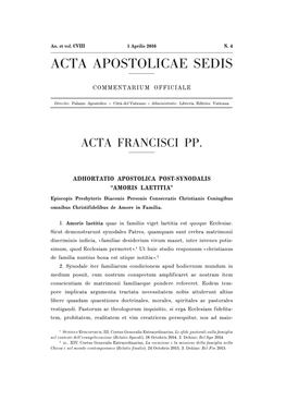 Acta Apostolicae Sedis