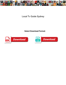 Local Tv Guide Sydney