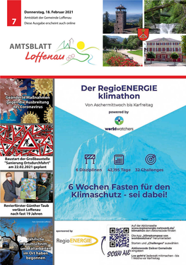 Amtsblatt Der Gemeinde Loffenau 7 Diese Ausgabe Erscheint Auch Online