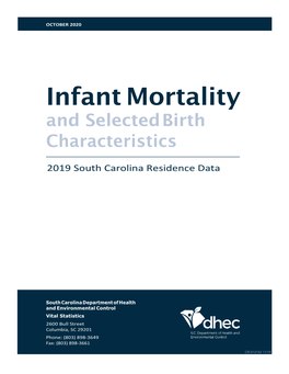 2018 Infant Mortality and Selected Birth Characteristics