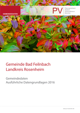 Gemeinde Bad Feilnbach Landkreis Rosenheim