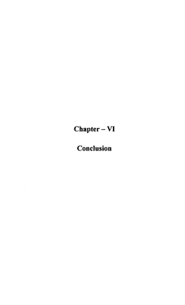 VI Conclusion