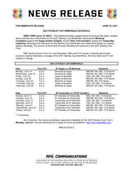 2021 SCP Semis Schedule.Pdf