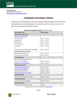 Cherokee National Forest