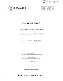 Final Report