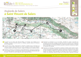 À Saint Vincent De Salers Cartes IGN 1:50 000 N° 2334 Et 2434 - AUTORISATION N° 5012-070 AUTORISATION © Cartes IGN 1:50 000 N° 2334 Et 2434