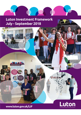 Luton Investment Framework July-September 2018