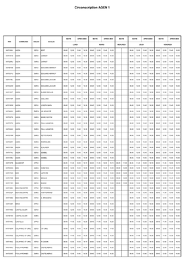 Horaires Des Écoles De Lot-Et-Garonne 2020-2021