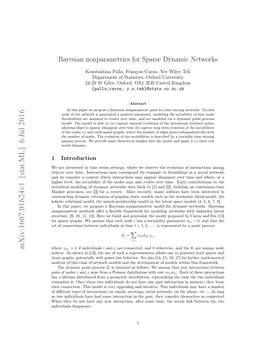 Bayesian Nonparametrics for Sparse Dynamic Networks