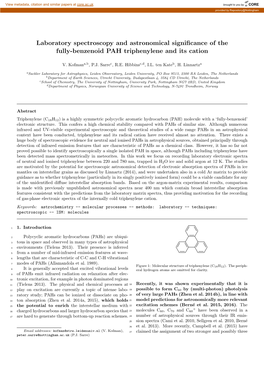 Laboratory Spectroscopy and Astronomical Significance of The