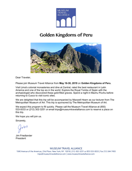 Golden Kingdoms of Peru