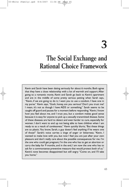 The Social Exchange and Rational Choice Framework