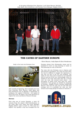 The Caves of Eatsern Europe