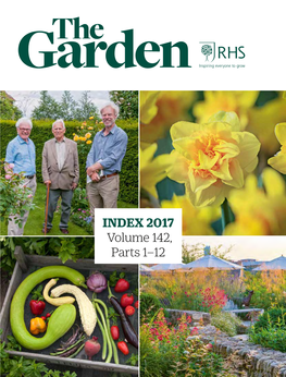 RHS the Garden Magazine Index 2017