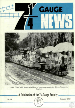 A Publication of the 1 K Gauge Society
