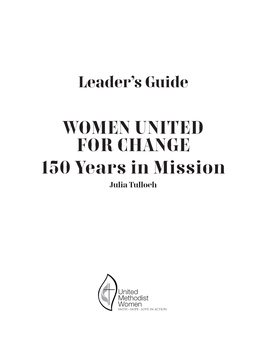 Women United for Change: Leader's Guide