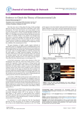 Evidence to Clinch the Theory of Extraterrestrial Life