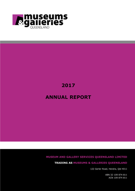 M&G QLD 2017 Annual Report