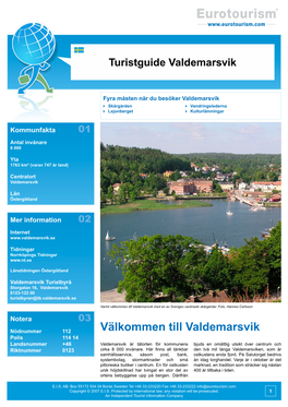 Turistguide Valdemarsvik