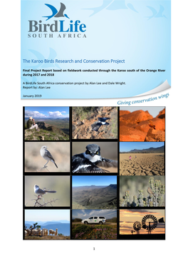 The Karoo Birds Research and Conservation Project