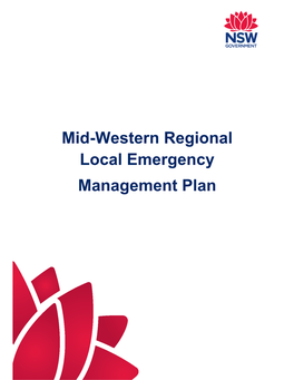 Mid-Western Regional Local Emergency Management Plan