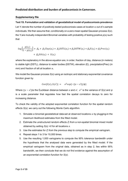 Predicted Distribution and Burden of Podoconiosis in Cameroon