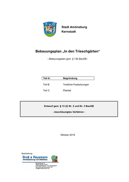 Bebauungsplan „In Den Trieschgärten“