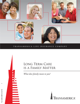 Long Term Care Is a Family Matter