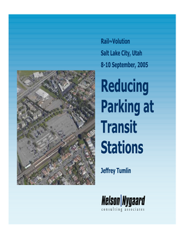 View Reducing Parking at Transit Stations
