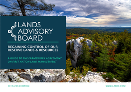 Lands Advisory Board Regaining Control of Our Reserve Lands & Resources