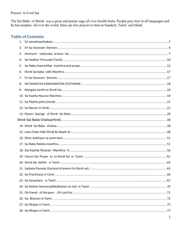 Table of Contents 1