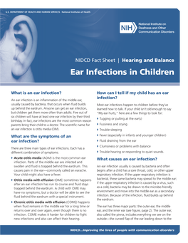 Ear Infections in Children