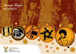 Department of Arts and Culture Annual Report 2014/2015