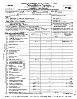 Form 990-PF Return of Private Foundation