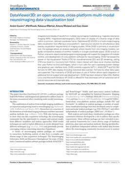 An Open-Source, Cross-Platform Multi-Modal Neuroimaging Data Visualization Tool