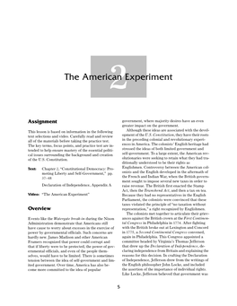 The American Experiment