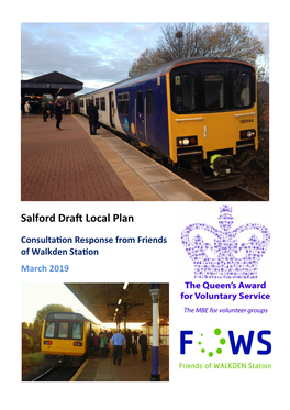 Response to Salford Draft Local Plan