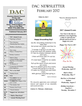 Dac Newsletter