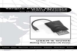 Targus Flash Memory Card Reader User's Guide