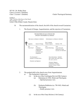 Lecture 1 (Student) Chafer Theological Seminary