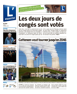 Les Deux Jours De Congés Sont Votés