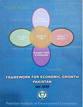 Framework for Economic Growth, Pakistan