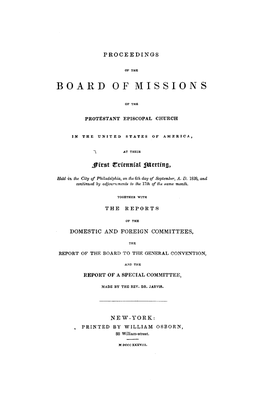 Board of Missions