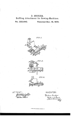 Ruffling Attachment for Sewing-Machines, No