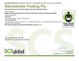 Kerchanshe Trading Plc Addis Ababa,St Gabriel Church Bayne Building, Addis Ababa/ N/S/ Lafto, Ethiopia