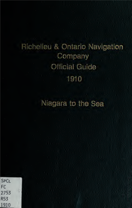 Fromniagaratosea1910richuoft.Pdf (9.745Mb)