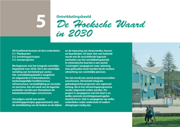 Ontwikkelingsbeeld 5 De Hoeksche Waard in 2030